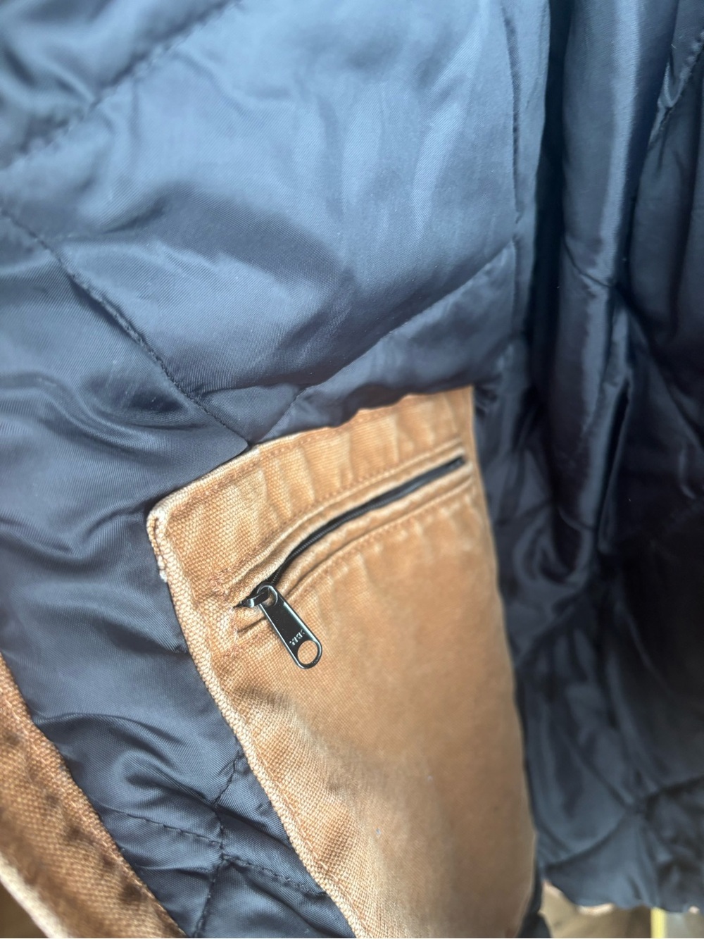 Carhartt mens Brown Duck Active Jacket - Picture 6 of 7